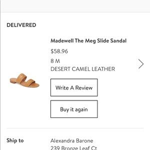Madewell sandals